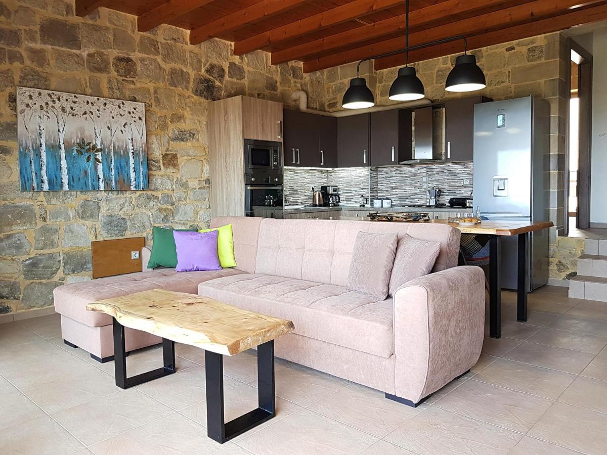 New Villa Kalimera, View To Falasarna Beach Plátanos Exterior foto